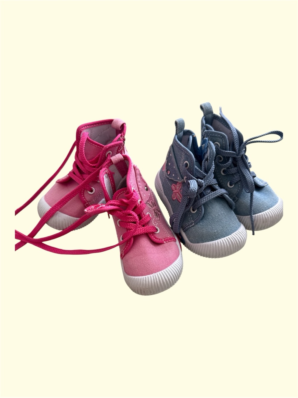 3 pairs for only $13!.Size 5 Colors: Black, Pink & Denim.